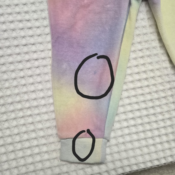 Juicy Couture 2T Velour Hoodie and Pants Set Tie Dye - Picture 12 of 14